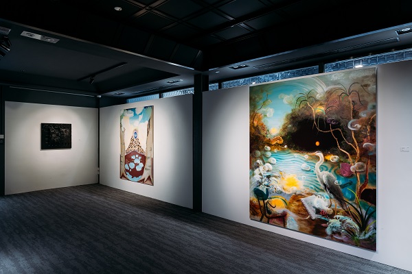 전시장 전경(김무영, 이유진, 최수진 작가 작품)