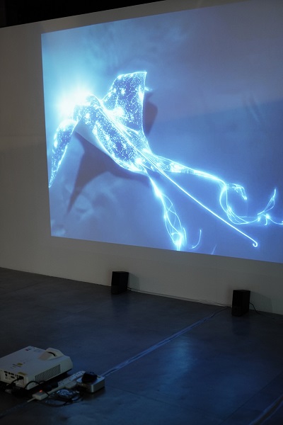 ▲장윤영 작가, Symbiotic Luminescence (Photo credit: RAY LC and Evan Zhao Yifan)